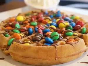 M&M’s Waffle