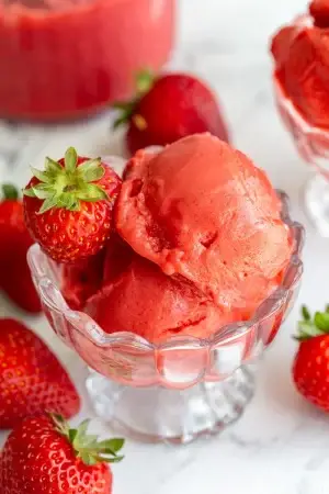 Strawberry Sorbet - Gelato